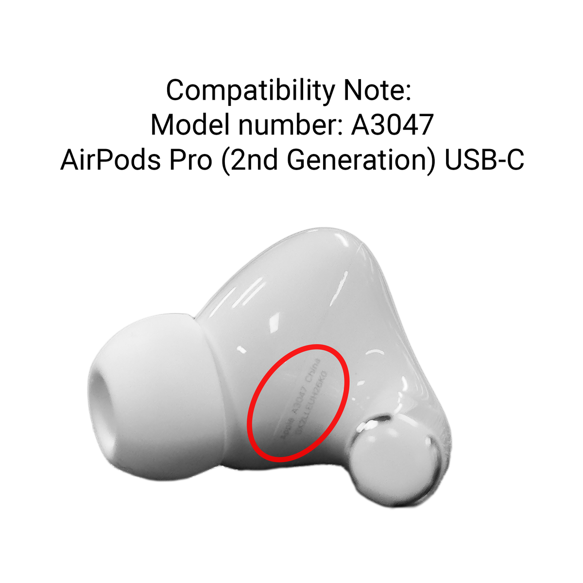 AirPods Pro (2nd Generation) USB-C Right Ear Replacement A3047