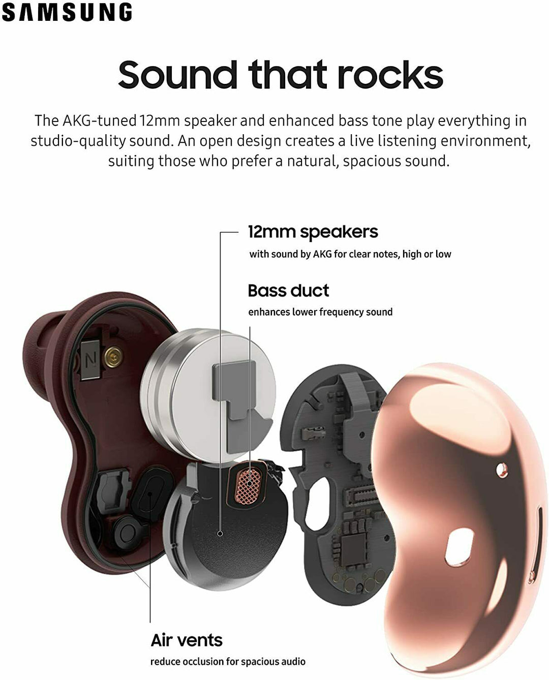 Samsung Galaxy Buds Live Bronze hot Brandnew